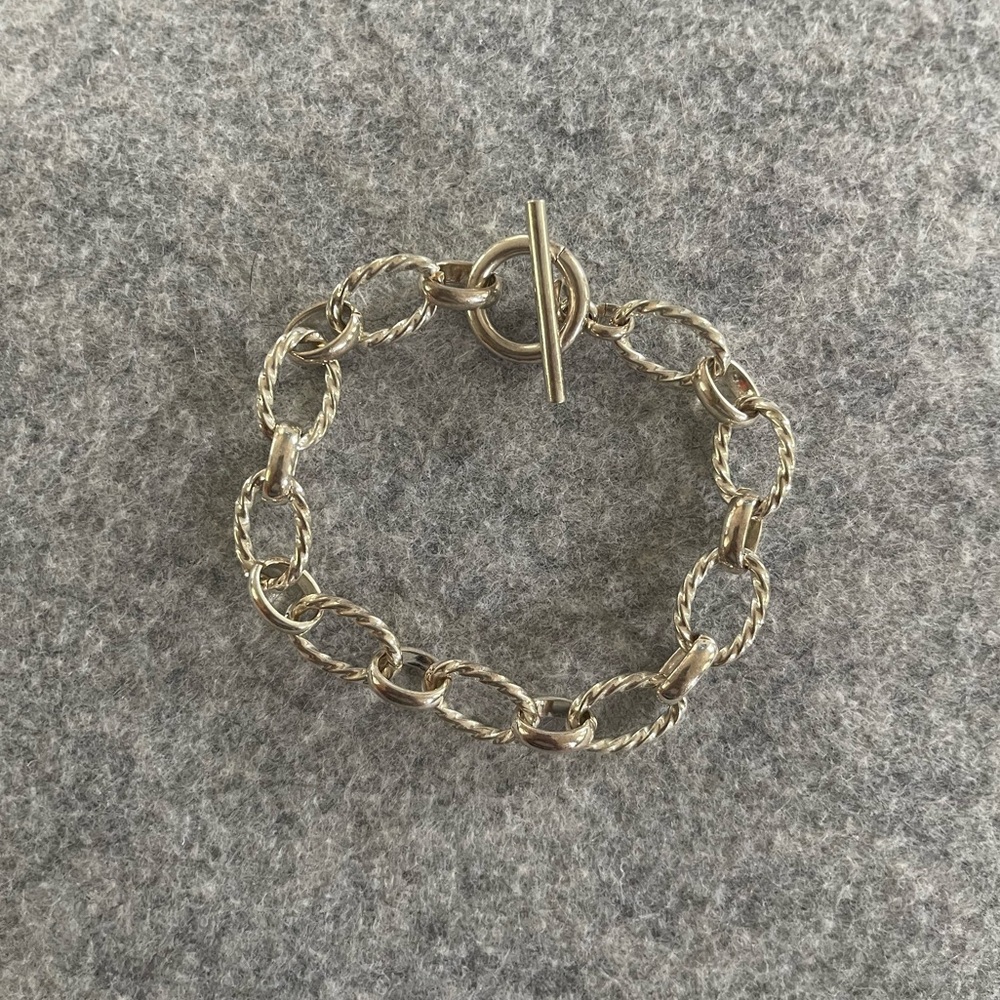 Sterling Silver Chain Link Bracelet 7.5”
